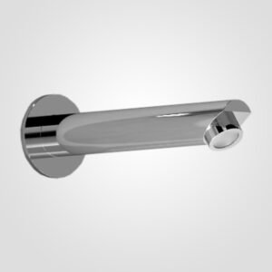 Modern Round Wall Mounted Chrome Bath Filler Spout