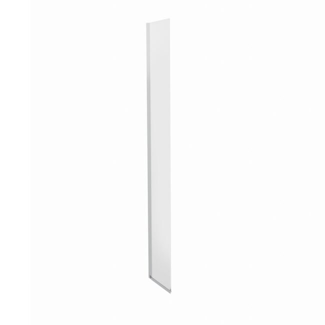 Chrome 800 Wet Room Screen 8mm Tempered Glass with 300mm Return Panel - Image 9