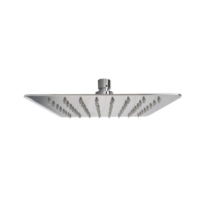 Modern Square 400mm x 4mm Ultra Thin Shower Head Chrome Finish - Image 2