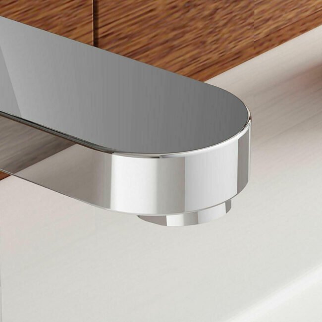 Modern Mono Single Lever Mixer Basin Tap Chrome Bathroom - Image 4
