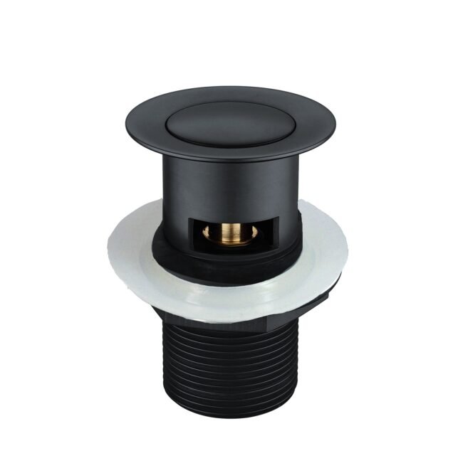Matte Black Cloakroom Mini Basin Mixer With Waste - Image 6