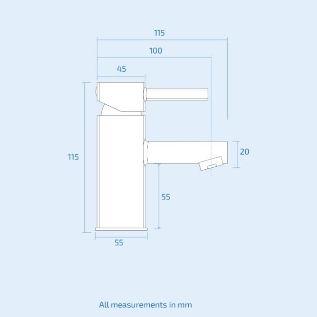 2 In 1 Compact Close Coupled Toilet and Basin Combo Space Saver Unit with Mono Basin Mixer Tap - Image 7