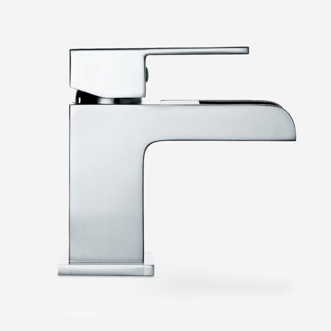 Lex Modern 600mm High Gloss Basin Vanity Cabinet and Tap with Waste Set - Image 8