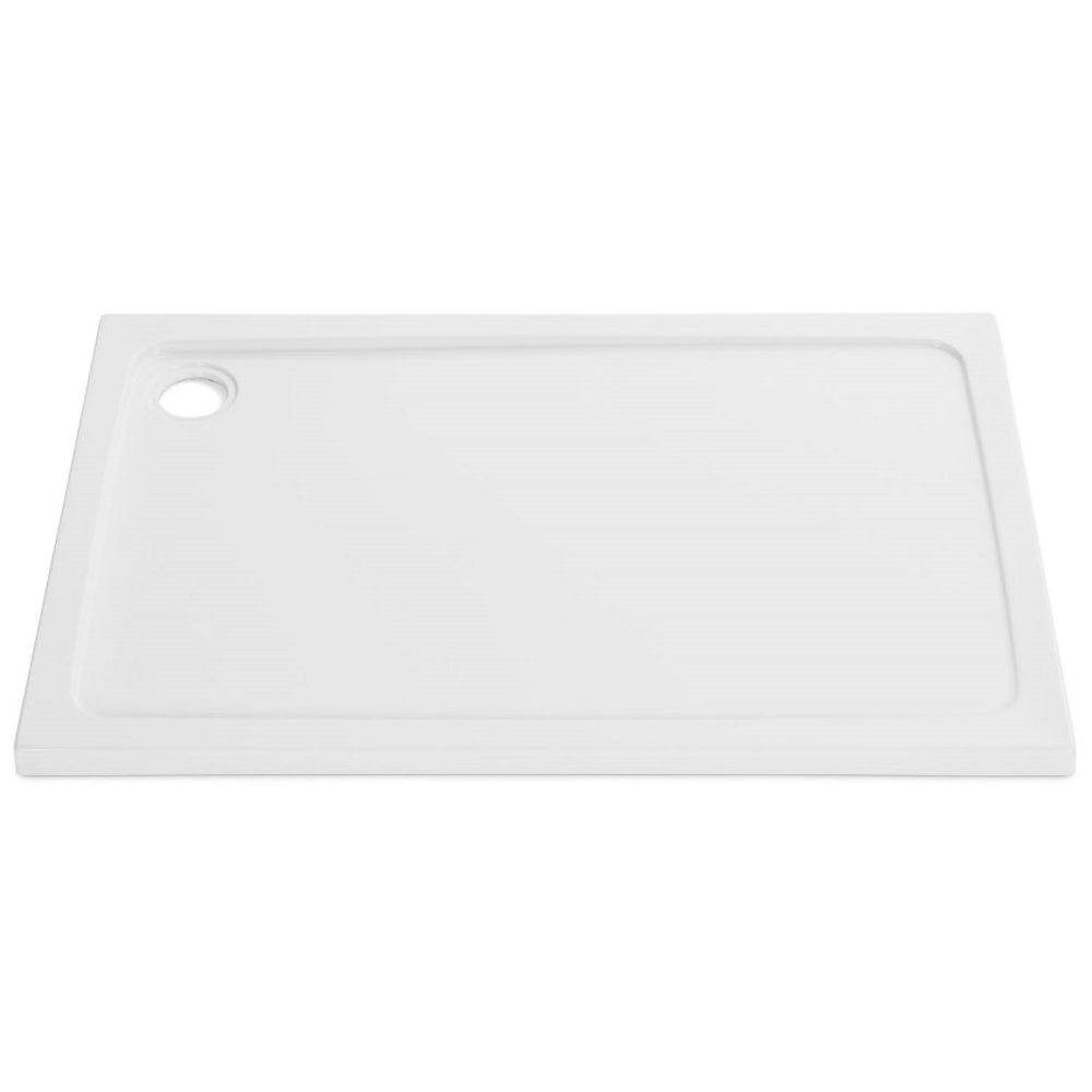 Low Profile Shower Tray Rectangle 1200 x 760 Stone Resin and Free Waste - Image 4